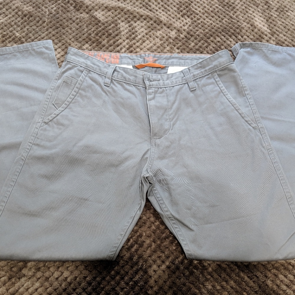 Grey Dockers Alpha Slim Khaki Pants 33/30